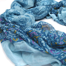 Load image into Gallery viewer, Premium Elegant Paisley Floral Scarf Wrap