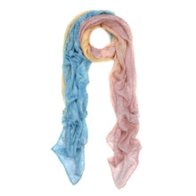 Load image into Gallery viewer, Elegant Ombre Paisley Scarf Wrap