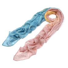Load image into Gallery viewer, Elegant Ombre Paisley Scarf Wrap