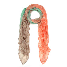 Load image into Gallery viewer, Elegant Ombre Paisley Scarf Wrap