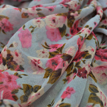 Load image into Gallery viewer, Elegant Floral Print Fashion Scarf Wrap
