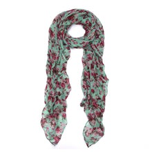 Load image into Gallery viewer, Elegant Floral Print Fashion Scarf Wrap