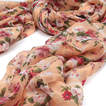 Load image into Gallery viewer, Elegant Floral Print Fashion Scarf Wrap