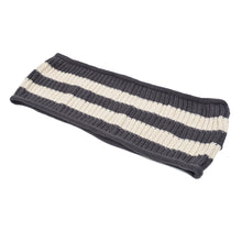Load image into Gallery viewer, Premium Winter Knit Striped Infinity Loop Circle Scarf