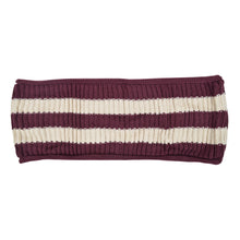 Load image into Gallery viewer, Premium Winter Knit Striped Infinity Loop Circle Scarf