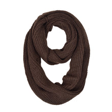 Load image into Gallery viewer, Premium Winter Solid Color Knit Infinity Loop Circle Scarf