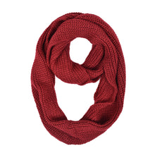 Load image into Gallery viewer, Premium Winter Solid Color Knit Infinity Loop Circle Scarf