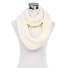 Load image into Gallery viewer, Premium Winter Solid Color Knit Infinity Loop Circle Scarf