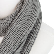 Load image into Gallery viewer, Premium Winter Solid Color Knit Infinity Loop Circle Scarf