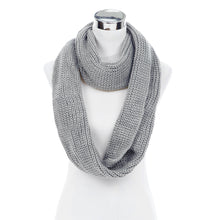 Load image into Gallery viewer, Premium Winter Solid Color Knit Infinity Loop Circle Scarf