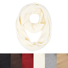 Load image into Gallery viewer, Premium Winter Solid Color Knit Infinity Loop Circle Scarf