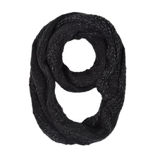Load image into Gallery viewer, Premium Winter Glitter Knit Infinity Loop Circle Scarf
