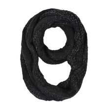 Load image into Gallery viewer, Premium Winter Glitter Knit Infinity Loop Circle Scarf