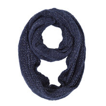 Load image into Gallery viewer, Premium Winter Glitter Knit Infinity Loop Circle Scarf