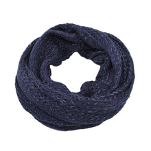Load image into Gallery viewer, Premium Winter Glitter Knit Infinity Loop Circle Scarf