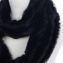 Load image into Gallery viewer, Super Soft Faux Fur Solid Color Warm Infinity Loop Circle Scarf