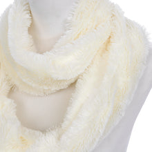 Load image into Gallery viewer, Super Soft Faux Fur Solid Color Warm Infinity Loop Circle Scarf