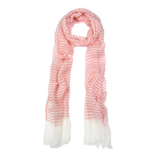 Load image into Gallery viewer, Pure Cotton Lightweight Narrow Striped Fashion Scarf