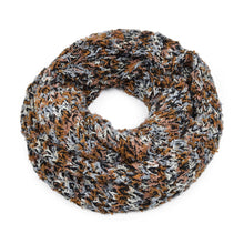 Load image into Gallery viewer, Super Soft Winter Multi Color Knit Infinity Loop Circle Scarf
