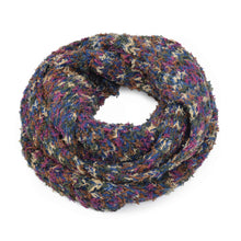 Load image into Gallery viewer, Super Soft Winter Multi Color Knit Infinity Loop Circle Scarf