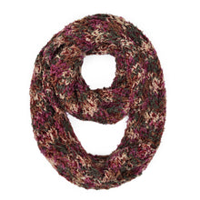 Load image into Gallery viewer, Super Soft Winter Multi Color Knit Infinity Loop Circle Scarf