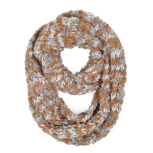 Load image into Gallery viewer, Super Soft Winter Multi Color Knit Infinity Loop Circle Scarf