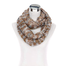 Load image into Gallery viewer, Super Soft Winter Multi Color Knit Infinity Loop Circle Scarf