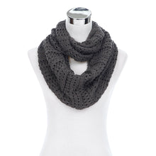Load image into Gallery viewer, Premium Winter Mesh Knit Infinity Loop Circle Scarf