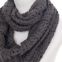 Load image into Gallery viewer, Premium Winter Mesh Knit Infinity Loop Circle Scarf