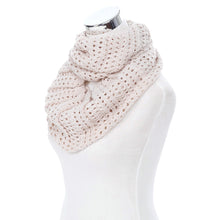 Load image into Gallery viewer, Premium Winter Mesh Knit Infinity Loop Circle Scarf