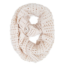 Load image into Gallery viewer, Premium Winter Mesh Knit Infinity Loop Circle Scarf
