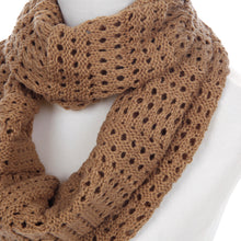 Load image into Gallery viewer, Premium Winter Mesh Knit Infinity Loop Circle Scarf