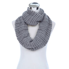 Load image into Gallery viewer, Premium Winter Mesh Knit Infinity Loop Circle Scarf