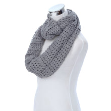 Load image into Gallery viewer, Premium Winter Mesh Knit Infinity Loop Circle Scarf