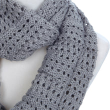 Load image into Gallery viewer, Premium Winter Mesh Knit Infinity Loop Circle Scarf