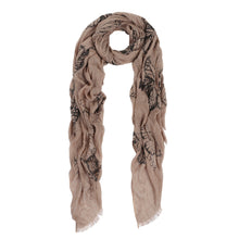 Load image into Gallery viewer, Elegant Vintage Butterfly Frayed End Scarf Wrap