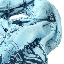 Load image into Gallery viewer, Elegant Vintage Butterfly Frayed End Scarf Wrap