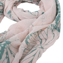 Load image into Gallery viewer, Elegant Vintage Butterfly Frayed End Scarf Wrap