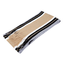 Load image into Gallery viewer, Classic Premium Unisex Striped Winter Knit Fringe Scarf - Different Colors