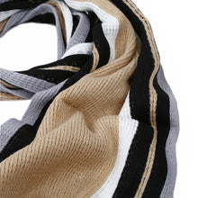 Load image into Gallery viewer, Classic Premium Unisex Striped Winter Knit Fringe Scarf - Different Colors