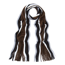 Load image into Gallery viewer, Classic Premium Unisex Striped Winter Knit Fringe Scarf - Different Colors