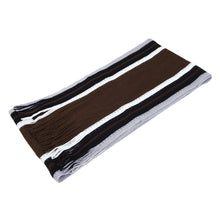Load image into Gallery viewer, Classic Premium Unisex Striped Winter Knit Fringe Scarf - Different Colors