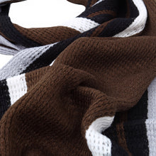 Load image into Gallery viewer, Classic Premium Unisex Striped Winter Knit Fringe Scarf - Different Colors