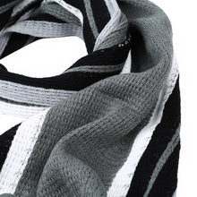 Load image into Gallery viewer, Classic Premium Unisex Striped Winter Knit Fringe Scarf - Different Colors