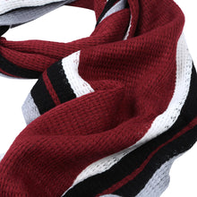 Load image into Gallery viewer, Classic Premium Unisex Striped Winter Knit Fringe Scarf - Different Colors