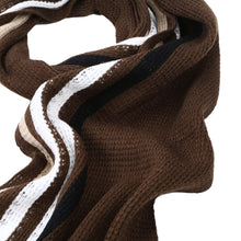 Load image into Gallery viewer, Classic Premium Unisex Striped Winter Knit Fringe Scarf - Different Colors