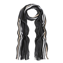 Load image into Gallery viewer, Classic Premium Unisex Striped Winter Knit Fringe Scarf - Different Colors