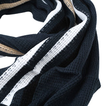 Load image into Gallery viewer, Classic Premium Unisex Striped Winter Knit Fringe Scarf - Different Colors