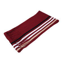 Load image into Gallery viewer, Classic Premium Unisex Striped Winter Knit Fringe Scarf - Different Colors
