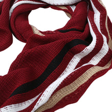 Load image into Gallery viewer, Classic Premium Unisex Striped Winter Knit Fringe Scarf - Different Colors